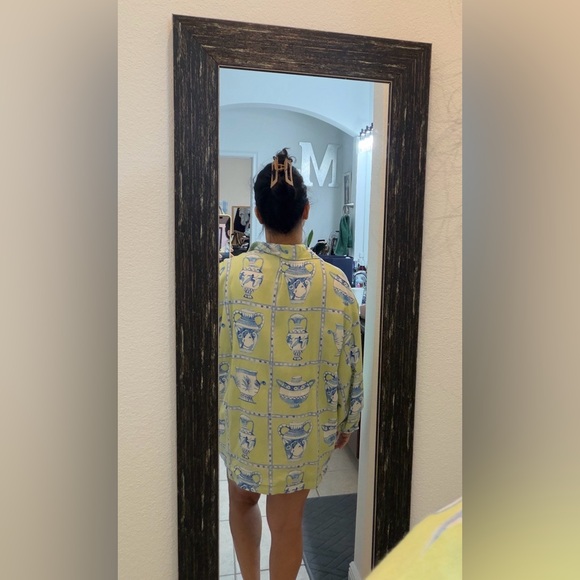 Anpō Blue and Green Patterned women’s Jacket - Picture 7 of 8